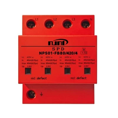 NPS01-F80 AC 2P सर्ज प्रोटेक्टिव डिवाइस